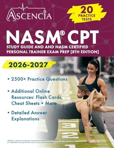NSCA CPT Study Guide: UPDATED All-in-One CPT Review + 600 Practice
